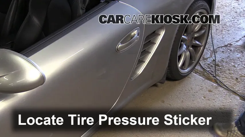 2012 Porsche Boxster 2.9L 6 Cyl. Tires & Wheels Check Tire Pressure